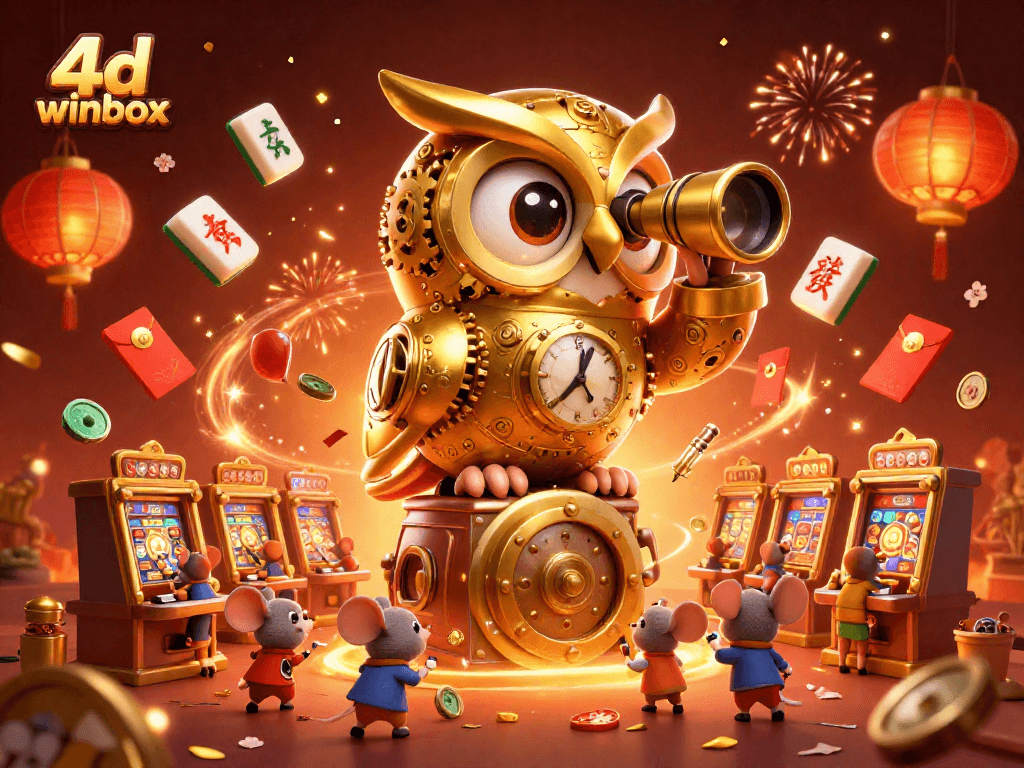 Experience thrilling action in the 4d winbox casino with dynamic slot machines and animated characters.