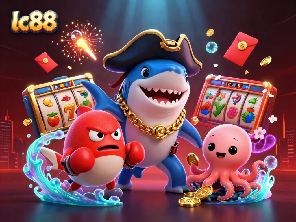 Experience the thrill of lc88 with exciting games featuring a pirate shark and treasure.