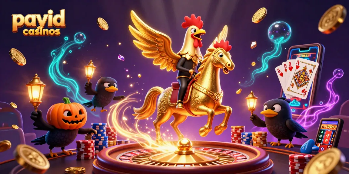 Watch the golden rooster gallivant through electrifying payid casinos with treasure lighting up the night.